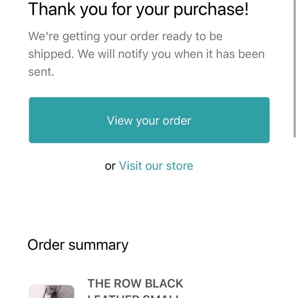 ❌SOLD❌ Row NS Small Park Tote Bag - Picture 9 of 9